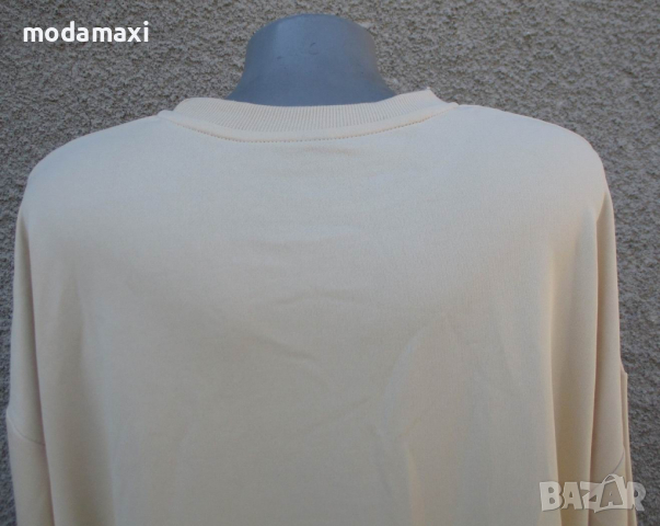 5XL Нова блуза в цвят каисия , снимка 6 - Блузи с дълъг ръкав и пуловери - 44915131