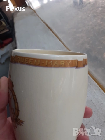 Английска колекционерска чаша порцелан сребърен юбилей, снимка 4 - Антикварни и старинни предмети - 53369908