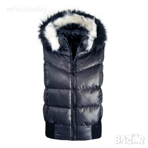 Дамски елек City Angels, качулка с пух 20 цвята, снимка 11 - Елеци - 40742801