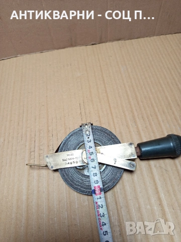 Соц Стара Българска Метална Дълбокомерна Рулетка 0.800кг. НОМЕР 670., снимка 14 - Антикварни и старинни предмети - 53344082