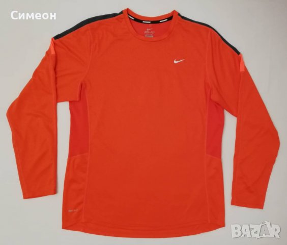 Nike DRI-FIT оригинална блуза L Найк спорт фитнес фланелка, снимка 1 - Спортни дрехи, екипи - 36936523