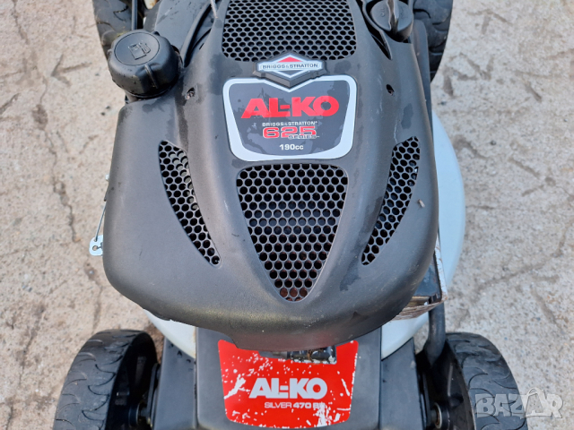 Косачка ALKO големи гуми 6 к.с. самоходна мулчираща с кош, снимка 3 - Градинска техника - 44699848