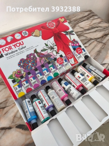 Комплект за рисуване върху стъкло, снимка 2 - Други - 52416671