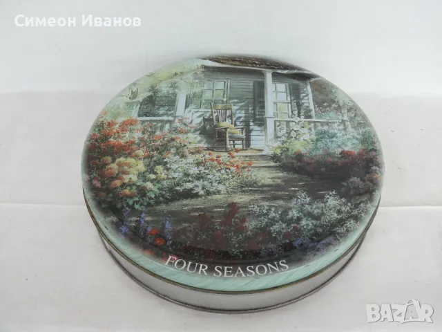  Интересна метална кутия от бисквити #2170, снимка 1