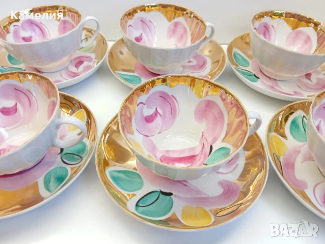 Руски порцелан , снимка 10 - Чаши - 50906287