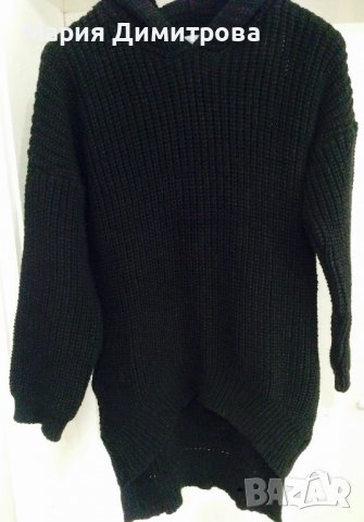 Красиво Худи плетиво НОВО, снимка 2 - Блузи с дълъг ръкав и пуловери - 38948074