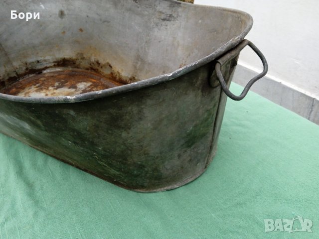 Старо бебешко ламаринено корито, снимка 4 - Други ценни предмети - 35119163