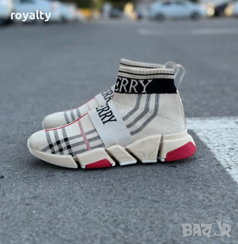 Burberry Унисекс Маратонки 36-45 Номер с Кутия Най Висок Клас Реални Снимки , снимка 3 - Маратонки - 53071310