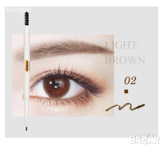 Водоустойчив молив за вежди с четчица за ресане от другата страна HZS273, снимка 6 - Други - 52830746