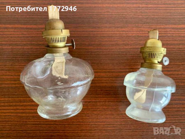Стара газена лампа без стъкло /спиртник , снимка 1 - Настолни лампи - 37063703