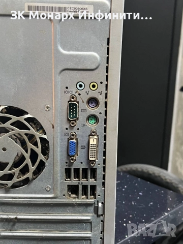 Офис компютър HP compaq dc5850 / + захранващ кабел, снимка 5 - Работни компютри - 52094286
