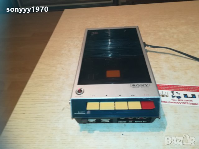 SONY TC-100A MADE IN JAPAN-Zürich/SWISS 0103211953, снимка 2 - Радиокасетофони, транзистори - 32004208