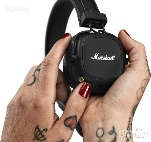 Marshall Major IV On Ear безжични Bluetooth слушалки, снимка 8 - Bluetooth слушалки - 52105769