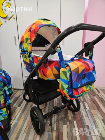 Детска Количка Adamex 3 в 1, снимка 6 - Детски колички - 50900379