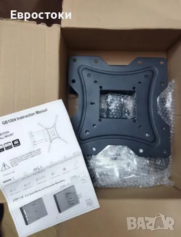 Стенна стойка за телевизор GRIFEMA GB1004, въртяща се стенна стойка за ТВ, за екрани 26-55 инча, снимка 10 - Стойки, 3D очила, аксесоари - 47427668