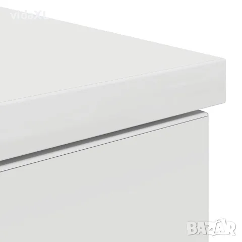 vidaXL Бюро, бяло, 86x49x76 см, инженерно дърво, снимка 10 - Бюра - 56148383