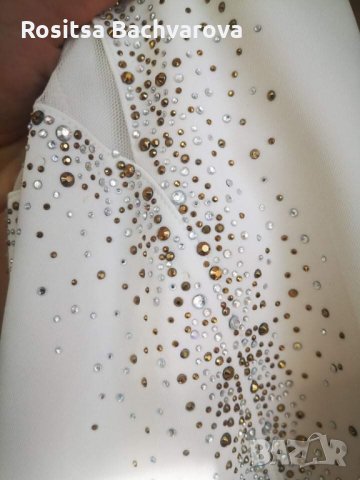 Бяла рокля, L размер, снимка 6 - Рокли - 28339973