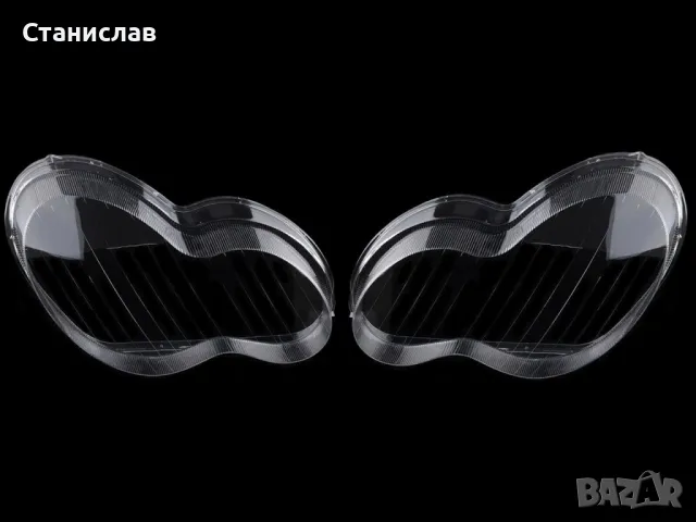 Стъкла (капаци) за фарове за Mercedes C-Class W203 Facelift, снимка 2 - Части - 47659757