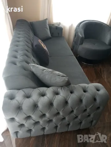 Продавам холна гарнитура- дивани нова луксозна , снимка 2 - Дивани и мека мебел - 50052494
