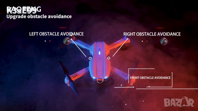 !Нови K3/E99 PRO Дрон 4k HD Двойна камера WIFI FPV Въздушна фотография  избягва препятствия Вносител, снимка 14 - Дронове и аксесоари - 39820869