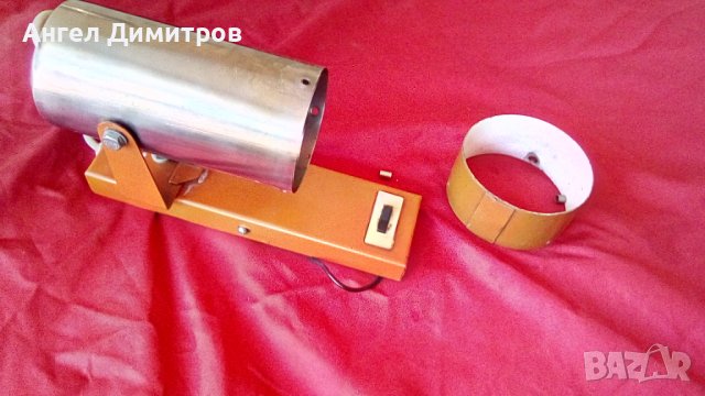Метален соц аплик лампа, снимка 2 - Антикварни и старинни предмети - 37147193