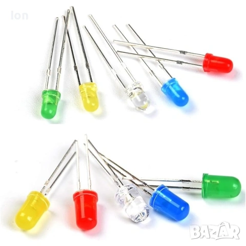 Подарявам електронни компоненти и светодиоди