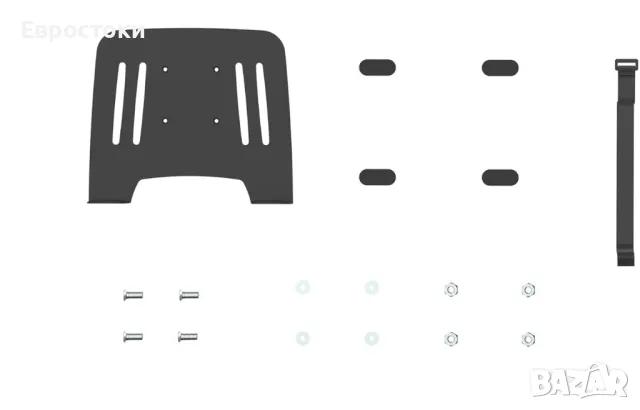 Laptop holder IP3 Метална поставка за лаптоп 75x75, черна, снимка 4 - Лаптоп аксесоари - 47960235