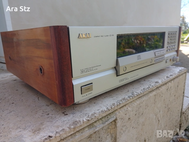 AKAI CD-55 silvar, снимка 3 - Аудиосистеми - 54121784