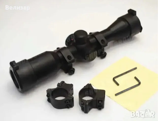Оптика с подсветка Swiss Arms 4x32, снимка 3 - Оборудване и аксесоари за оръжия - 55826940