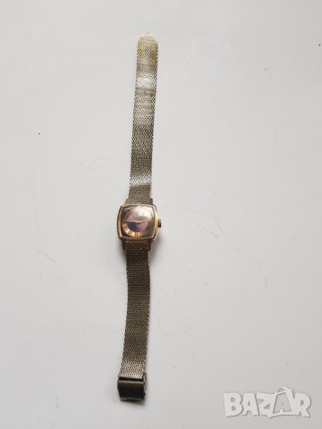Дамски ретро позлатен механичен часовник Sekonda 17 jewels