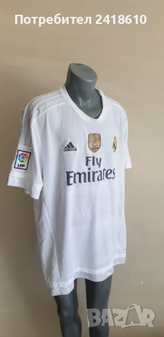 Adidas Real Madrid Clima Cool Mens Size 3XL НОВО! ОРИГИНАЛ! Мъжка Тениска!, снимка 6 - Тениски - 51762387