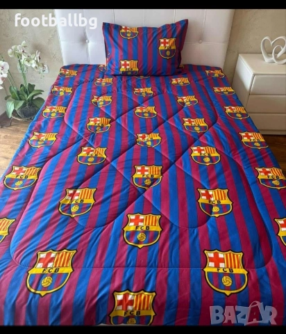 Спални комплекти на футболни отбори ❤️⚽️ FC BARCA Read Madrid, снимка 3 - Спално бельо - 21009589