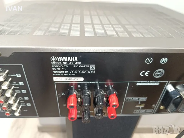 продавам усилвател yamaha-ax496, снимка 5 - Ресийвъри, усилватели, смесителни пултове - 49170870