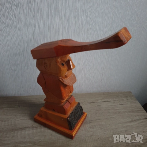 Стара дървена орехотрошачка, снимка 6 - Антикварни и старинни предмети - 52641113