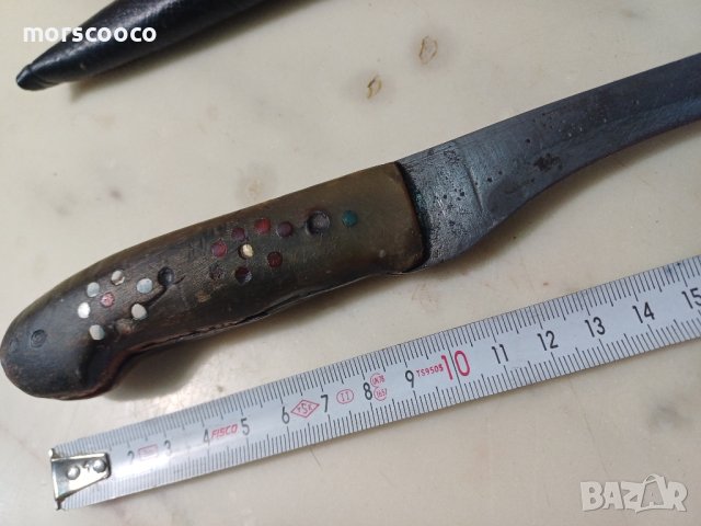стар капански нож, снимка 3 - Ножове - 44172302