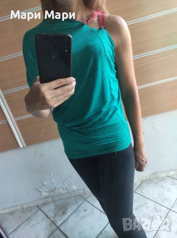 Pause Jeans дамска блуза с кожа, снимка 10 - Тениски - 32184172