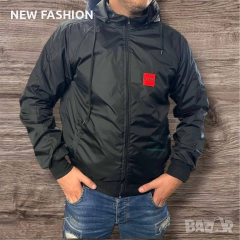 Мъжка Ветровка - лого Бродирано ✨ Hugo Boss , снимка 2 - Якета - 51864821