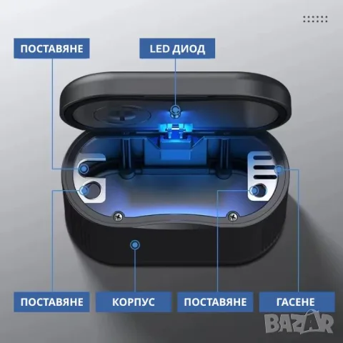 Универсален пепелник за кола с LED и алуминиева сплав, снимка 5 - Аксесоари и консумативи - 55863470