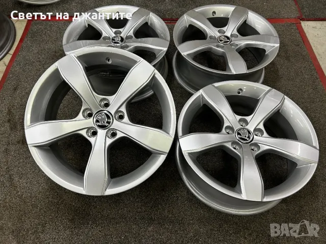 Джанти 15 Цола 5х100 VW Polo Golf 4 Skoda Fabia Rapid Roomster Audi A1 A3 Seat Ibiza Нови Оригинални, снимка 3 - Гуми и джанти - 48267238