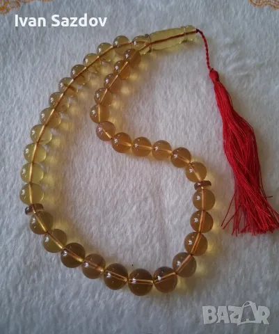 Кехлибарена броеница , снимка 1