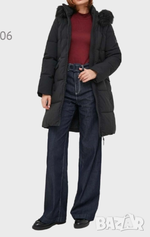 DKNY ватирано много дебело дълго яке размер ХЛ, снимка 12 - Якета - 52131018