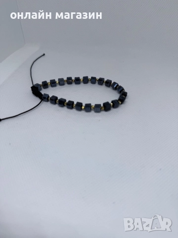 Гривна конец с топчета и хематит, снимка 4 - Гривни - 52274933