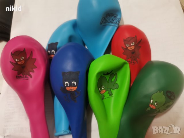 PJMASKS PJ Masks PJ Mask герои латекс балон парти рожден ден, снимка 2 - Други - 37412350