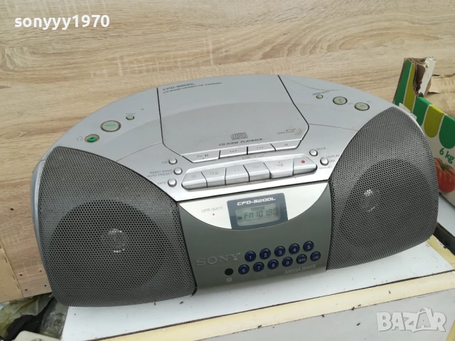 SONY CFD-5200L ВНОС SWISS 2710251823, снимка 5 - Радиокасетофони, транзистори - 52201929