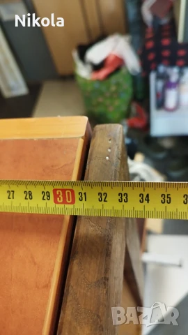 Кухненски шкаф горен ред с орехови врати масив 80/60/32см, снимка 8 - Кухни - 51173374