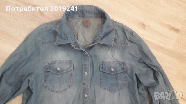 Синя дънкова риза Vero Moda , снимка 4 - Ризи - 30537501