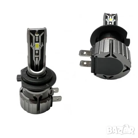 LED крушки H7 35W 6000K 12V комплект 2 броя, снимка 2 - Аксесоари и консумативи - 55864715