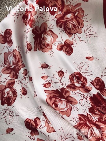 Красив шал “рози”,50/50см, снимка 6 - Шалове - 29668697