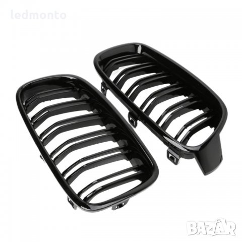 бъбрек бмв ф30, решетка bmw f30, бъбреци f30 Gloss Black, снимка 9 - Части - 30619677