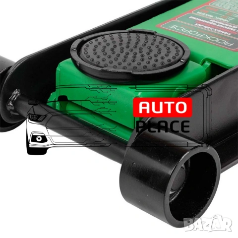 Нископрофилен крик крокодил 5 тона с две помпи и педал 90 – 550 мм RockForce, снимка 3 - Други инструменти - 54032643